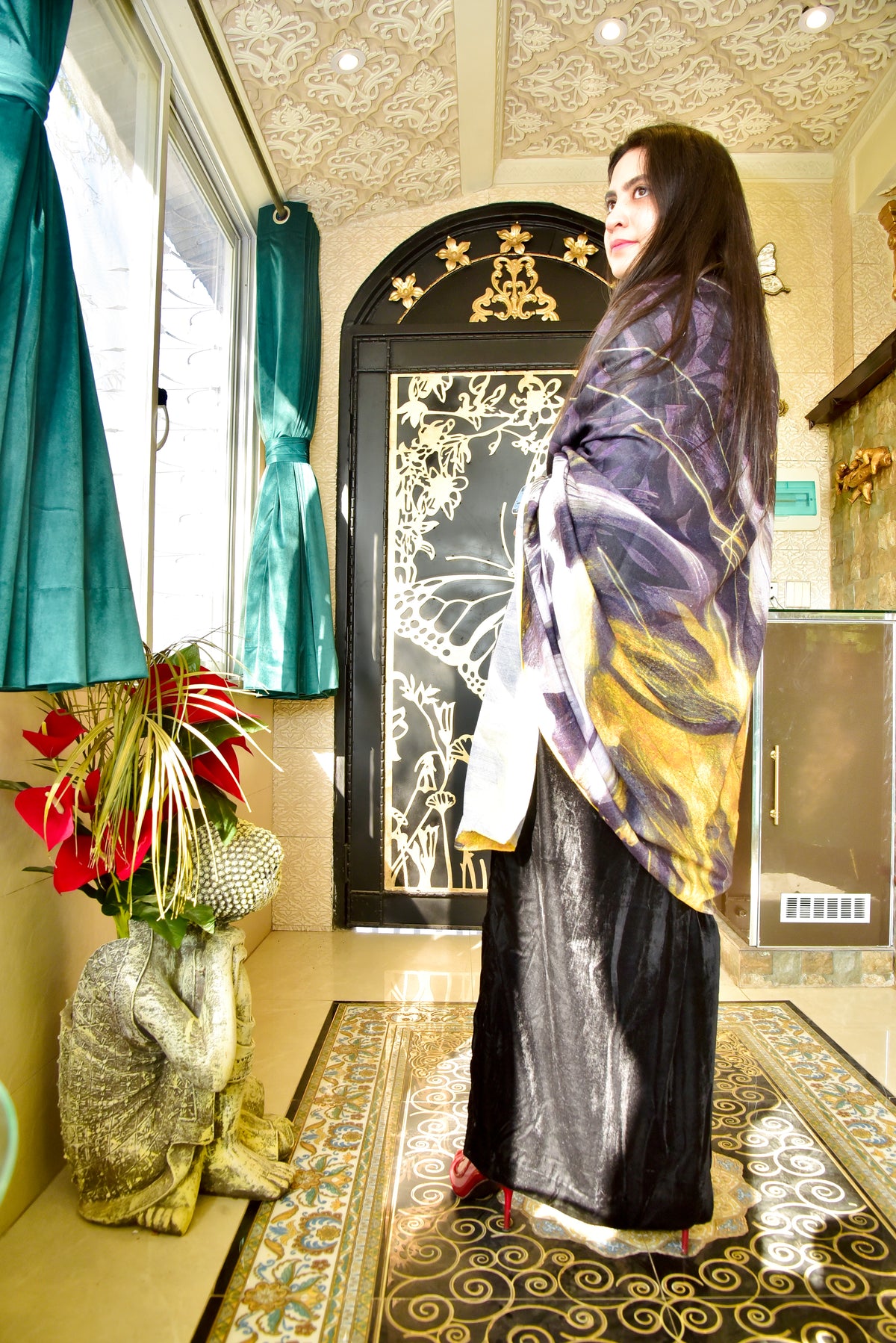 Rangdasti Shawl (Mustard)
