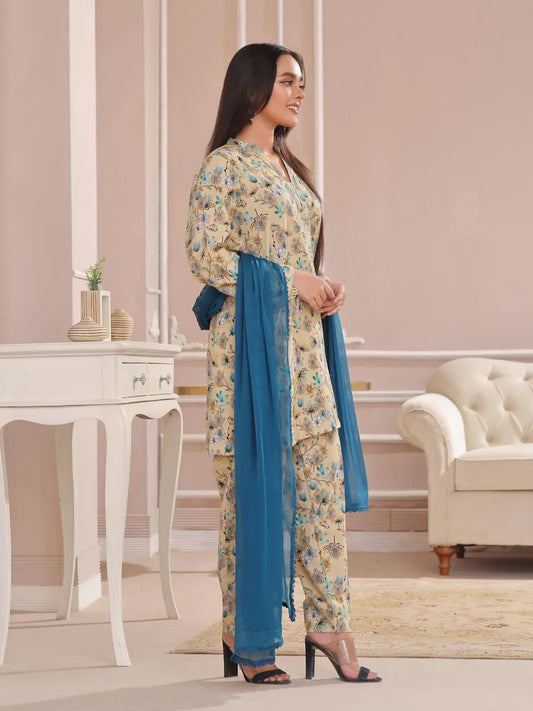Shumaal | 3 Piece | Cotton Slub