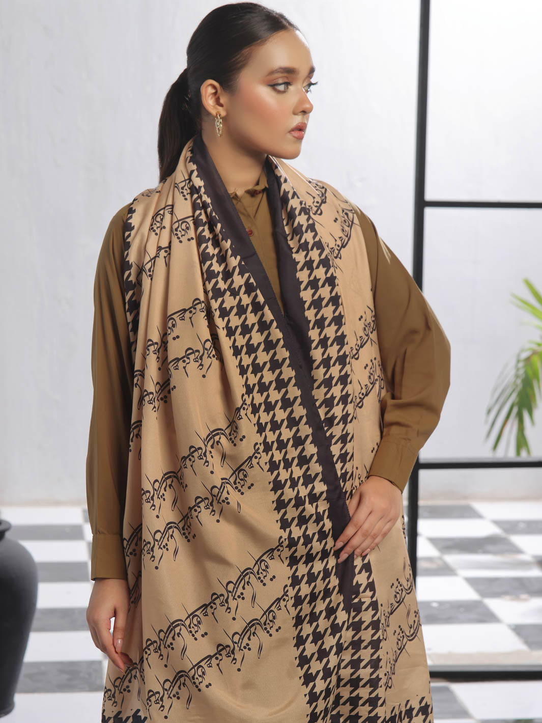 Shaam Voile Dupatta (Beige)