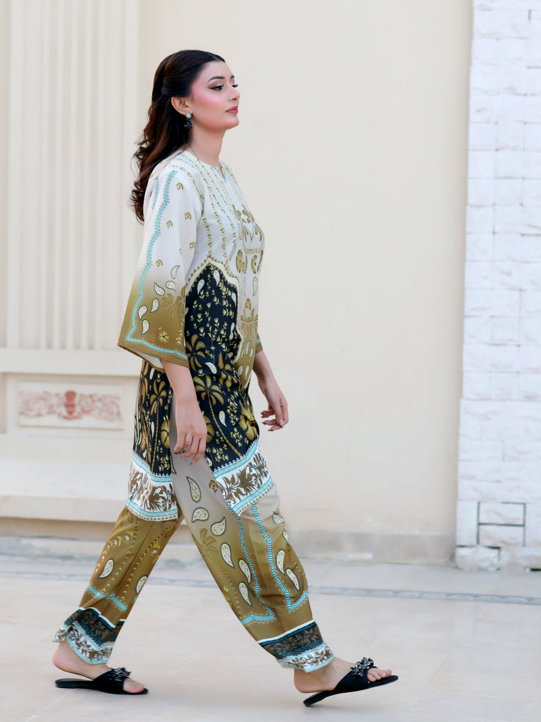 Olive Whisper Co-Ord Set