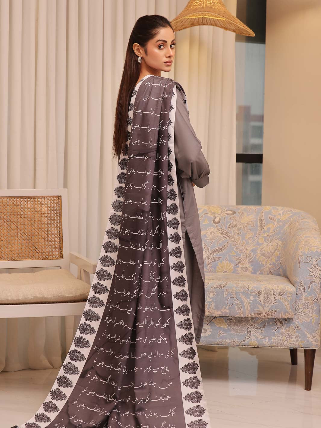 Dastaan Silk Dupatta(Black)