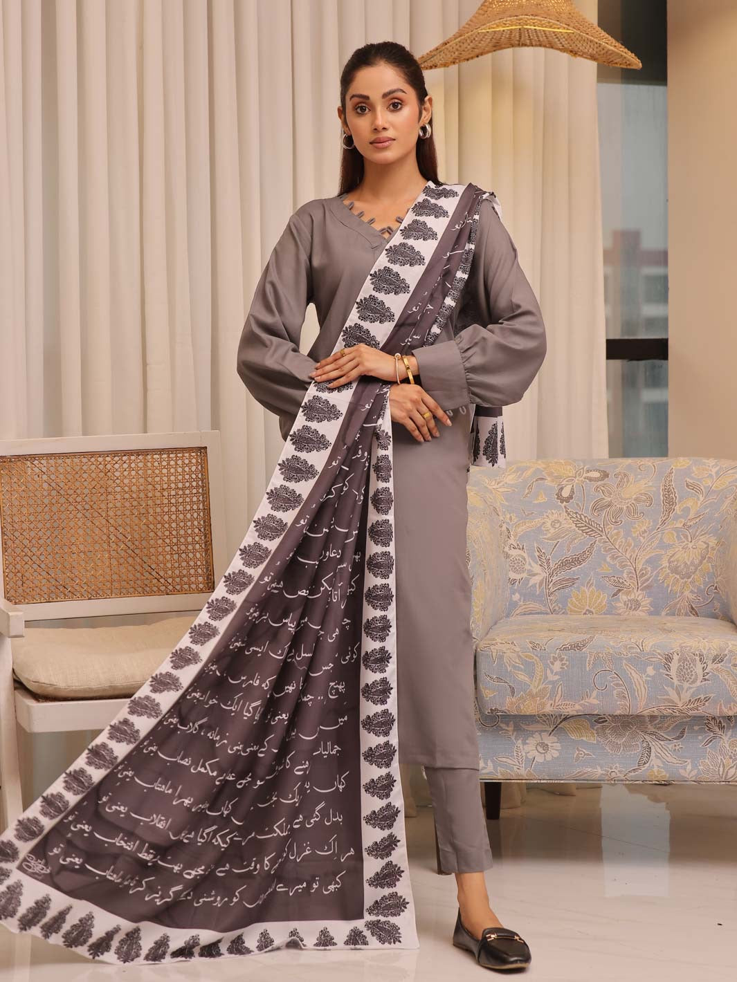 Dastaan Silk Dupatta(Black)