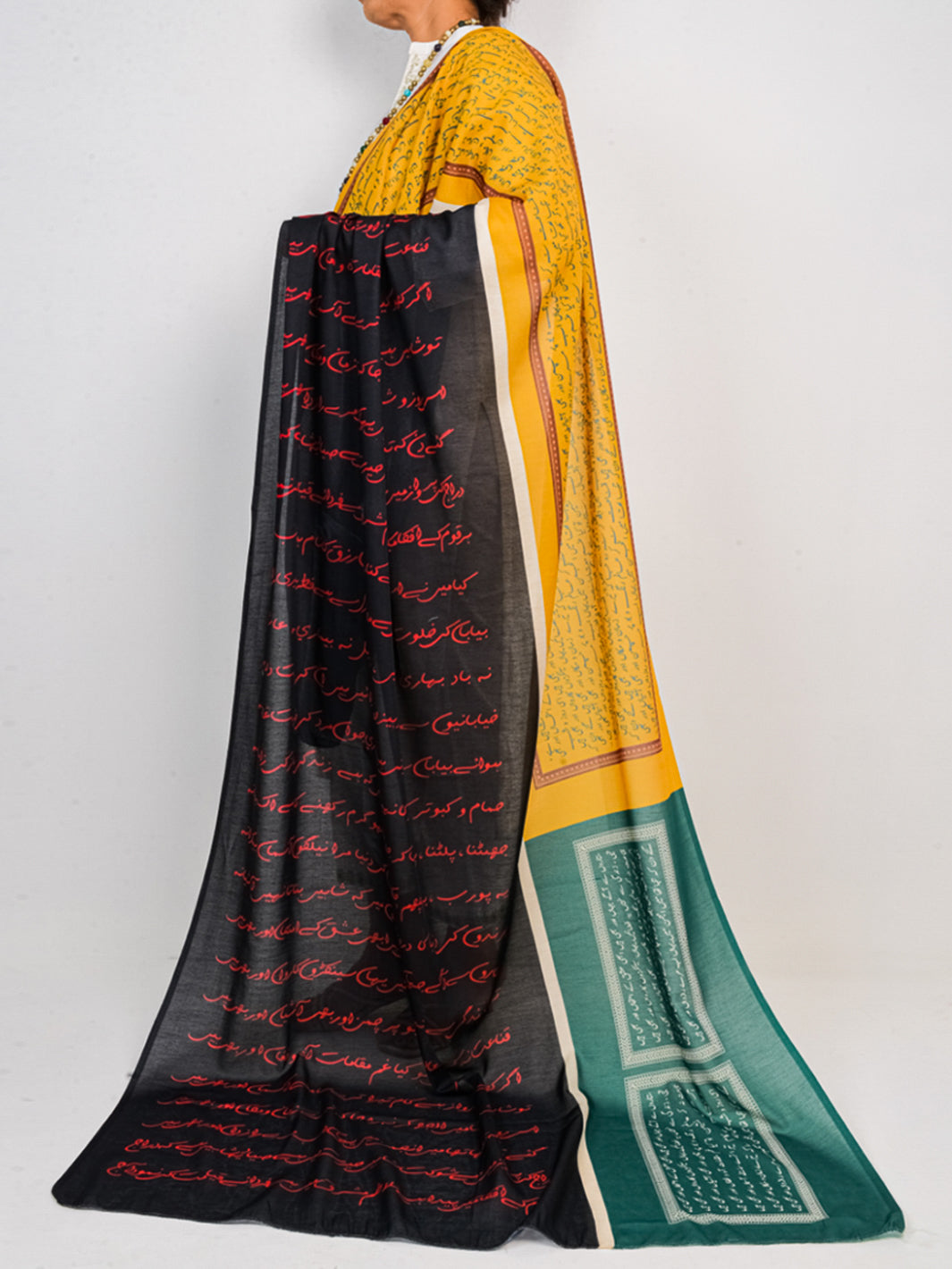 Mukalmaa Voile Dupatta (Black)