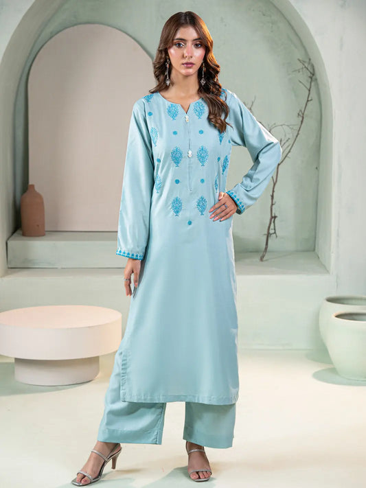 Afrozeh | Co-Ord Set | Aqua Blue