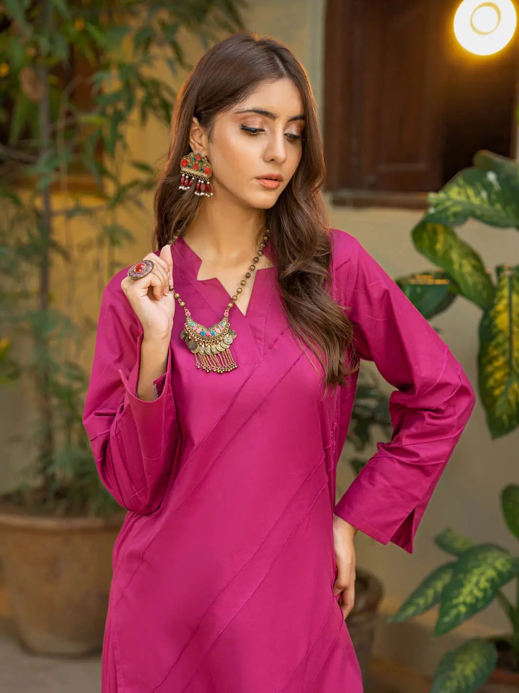 Rangat | Co-Ord | Hot Pink