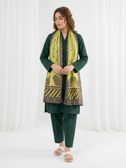 Kahani Suno  Stole (Green)