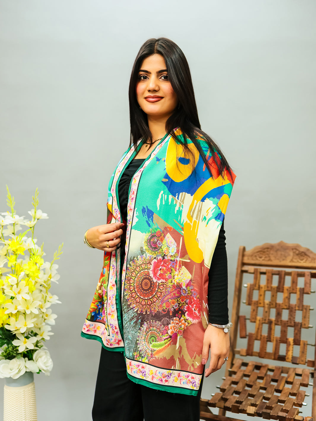 Waqt Ki Rangoli Stole