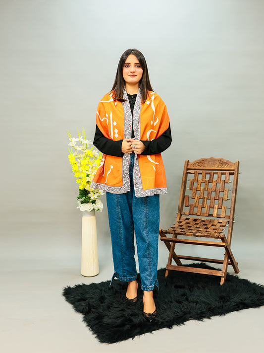 Dard e Dil Stole (Orange)