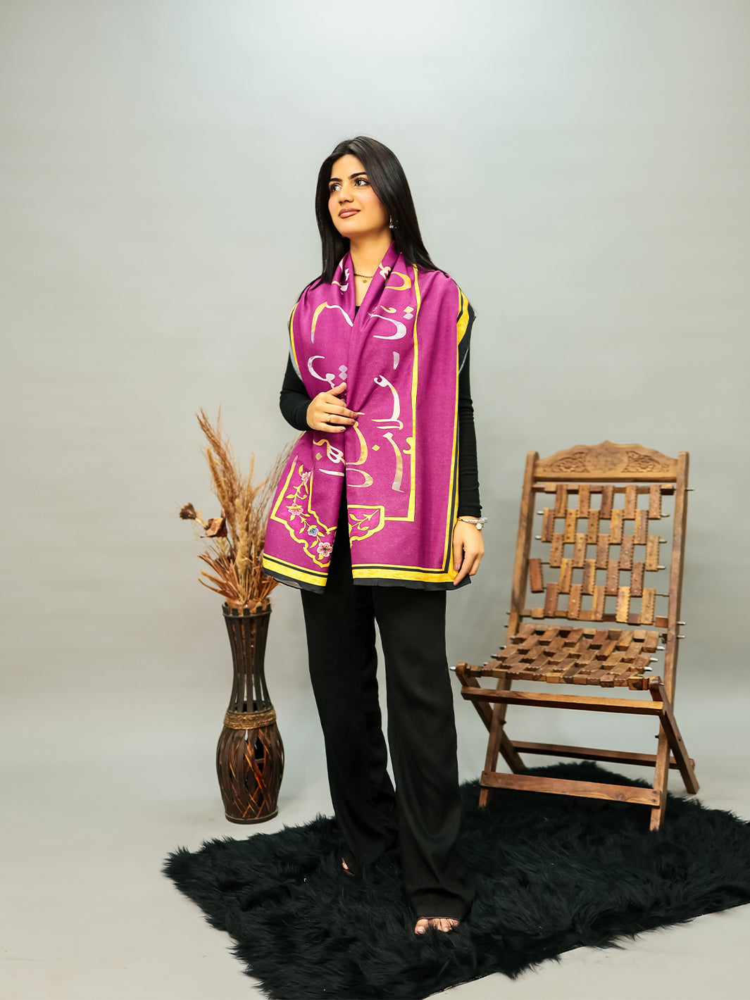 Umeed Stole ( Pinkish)