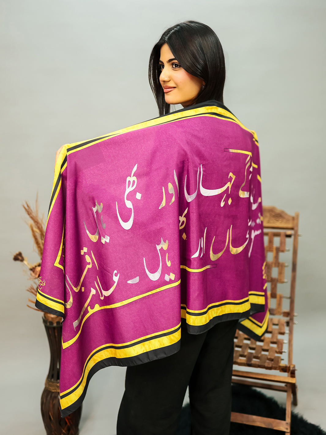 Umeed Stole ( Pinkish)