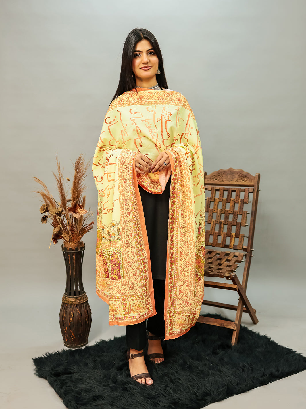 Yakeen Voile Dupatta (Skin)