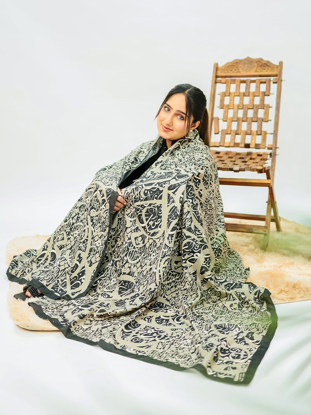 Mehar Voile Dupatta (Khaki)