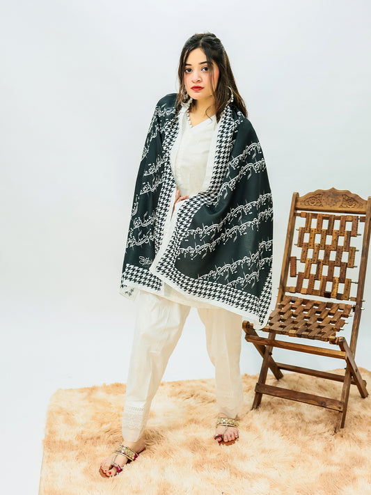Shaam Stole (Black)