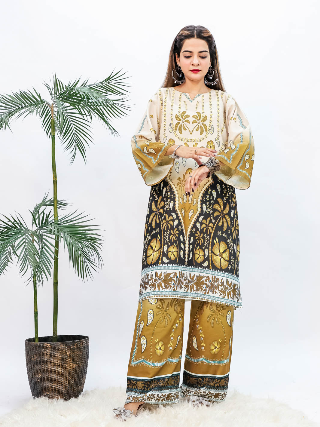 Olive Whisper Co-Ord Set