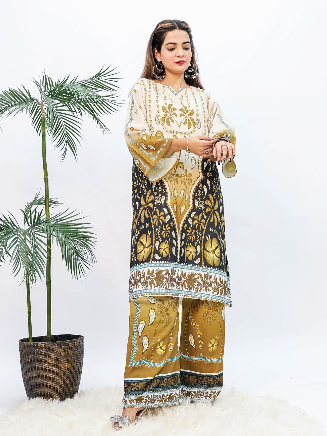 Olive Whisper Co-Ord Set