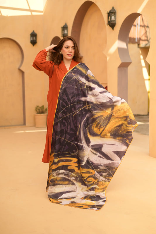 Rangdasti Shawl (Mustard)