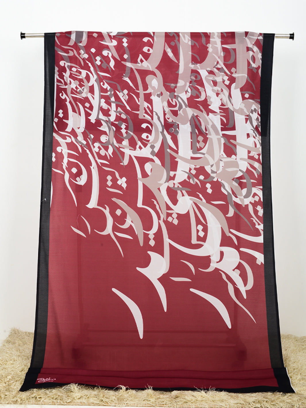 Tadrees voile Dupatta (Red)