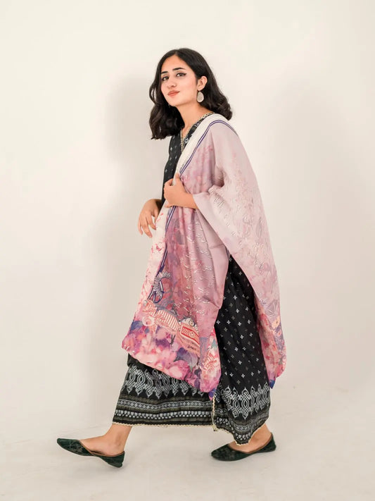 Parizaad Stole (Pink)