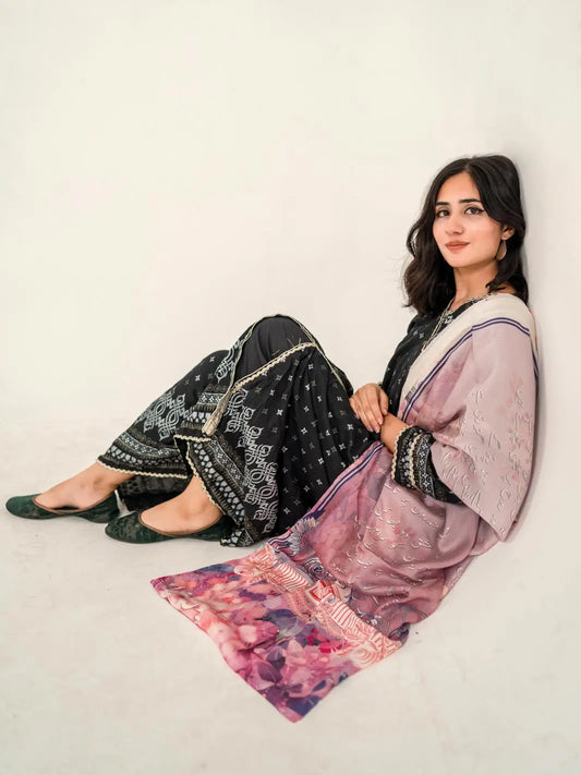 Parizaad Stole (Pink)