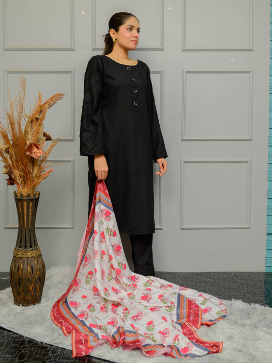 Khudse Voile Dupatta (Milky White)